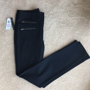 INC Skinny Leg Pants with Zipper Pockets